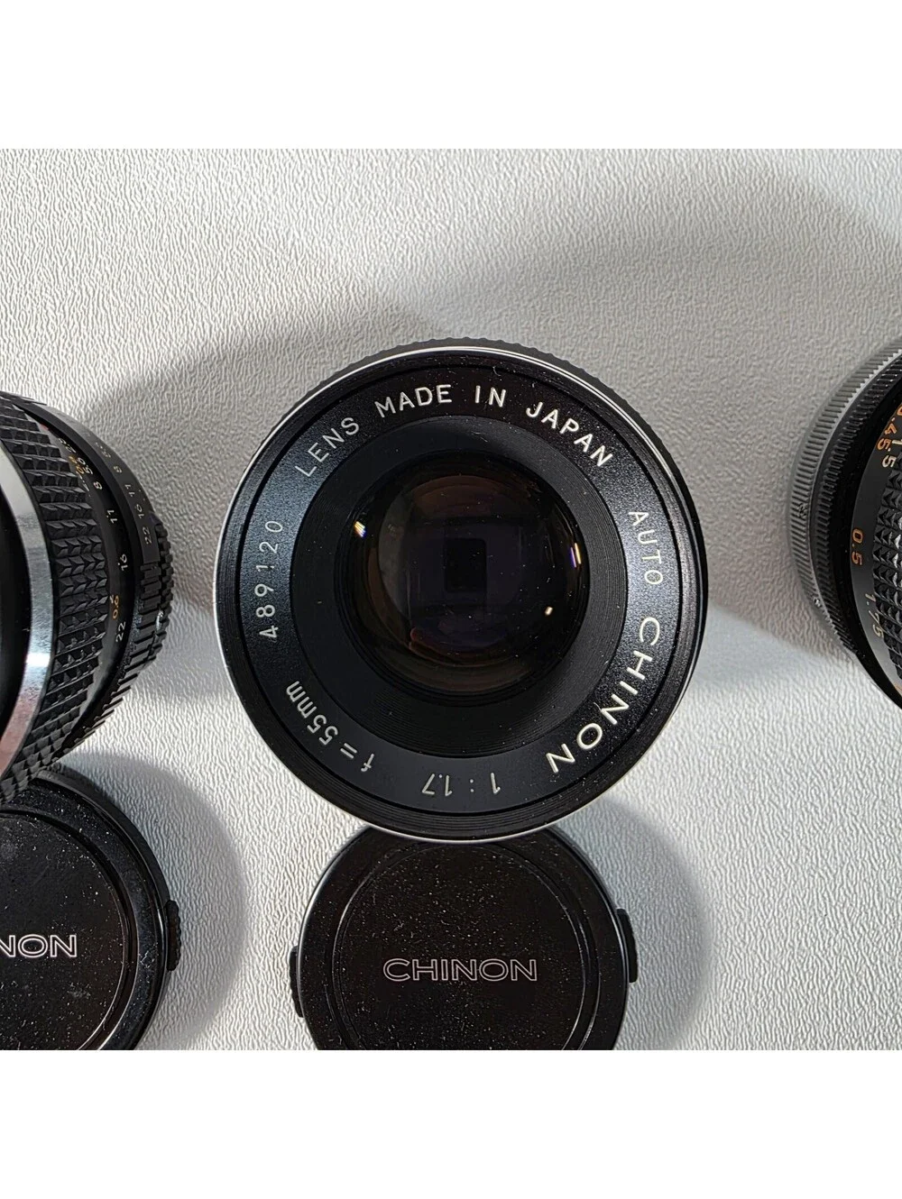 Lot of 5 Vintage 50mm 28mm Prime Lenses Canon FD Minolta Olympus Chinon FUNGUS